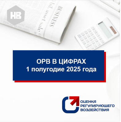 Итоги проведения оценки регулирующего воздействия и экспертизы за 1 полугодие 2025 года