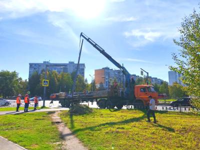Продолжается модернизация наружного освещения на улице Мира 