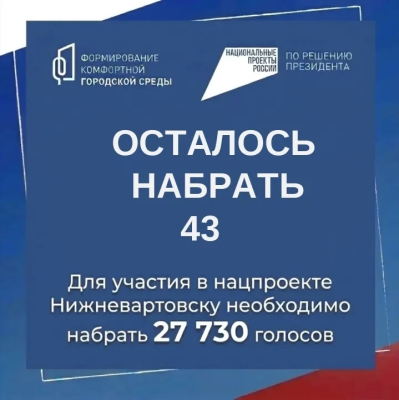 Голосуем за объекты благоустройства